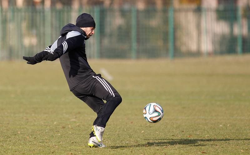 Football. GKS Katowice. Training. 19.01.2015