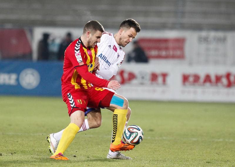 Football. PKO BP Ekstraklasa. Gornik Zabrze - Korona Kielce. 08.11.2015