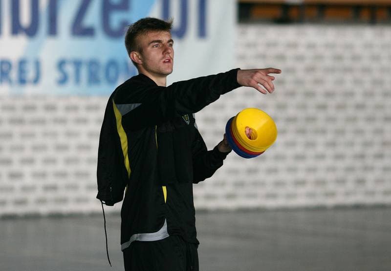 Football. GKS Katowice. Training. 19.01.2015