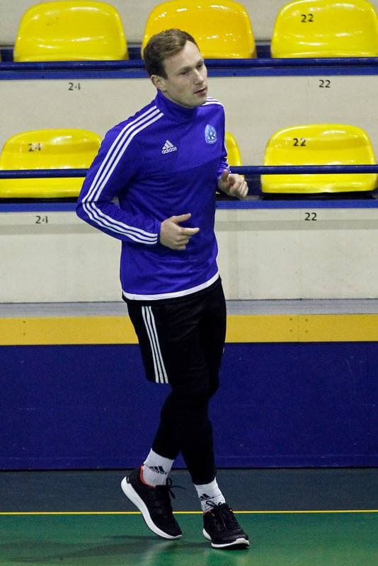 Football. Ruch Chorzow. Training. 07.01.2016