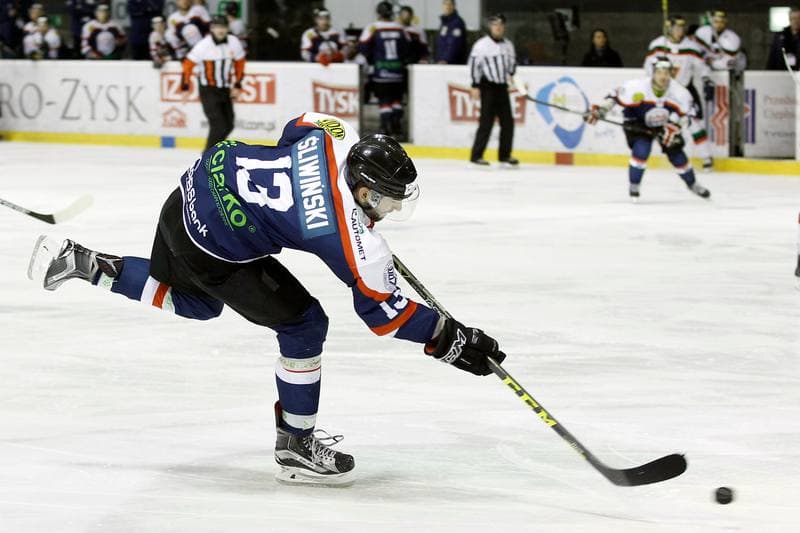 Ice Hockey. Polska Hokej Liga. GKS Tychy - Ciarko STS Sanok. 15.01.2016