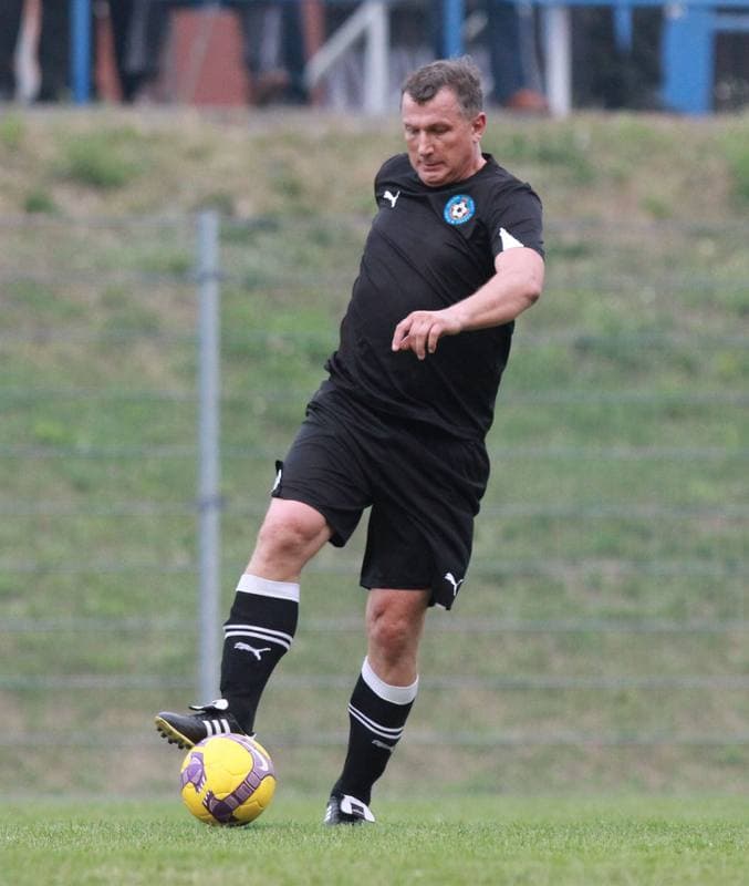 Football. Polish Cup. Naprzod Lipiny - Reprezentacja Slaskich Oldboyow. 22.08.2014