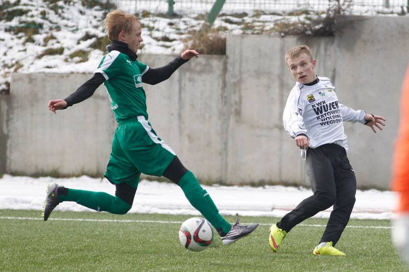 Football. Sparing. Rozwoj Katowice - Rekord Bielsko Biala. 20.02.2016