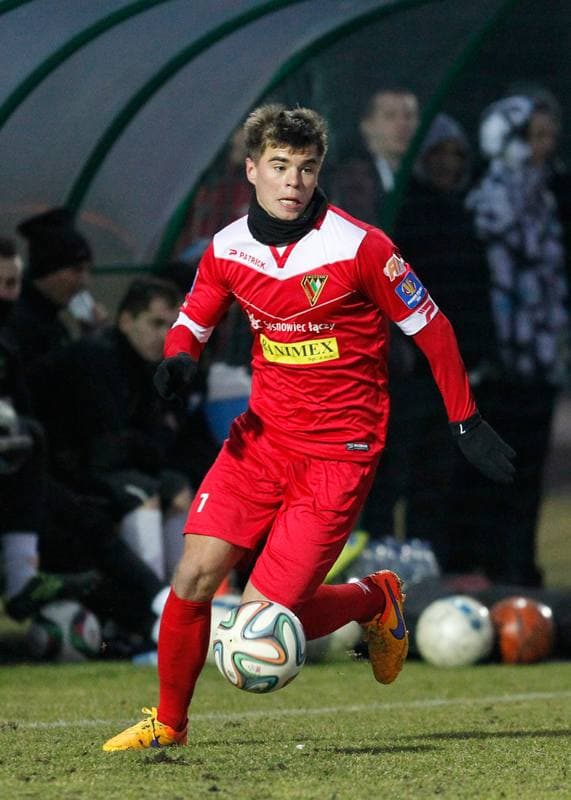 Football. Sparing. Zaglebie Sosnowiec - Gornik Piaski. 24.02.2016