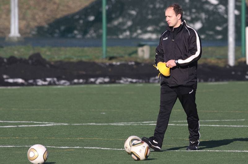 Football. Ruch Radzionkow. Training. 17.01.2011