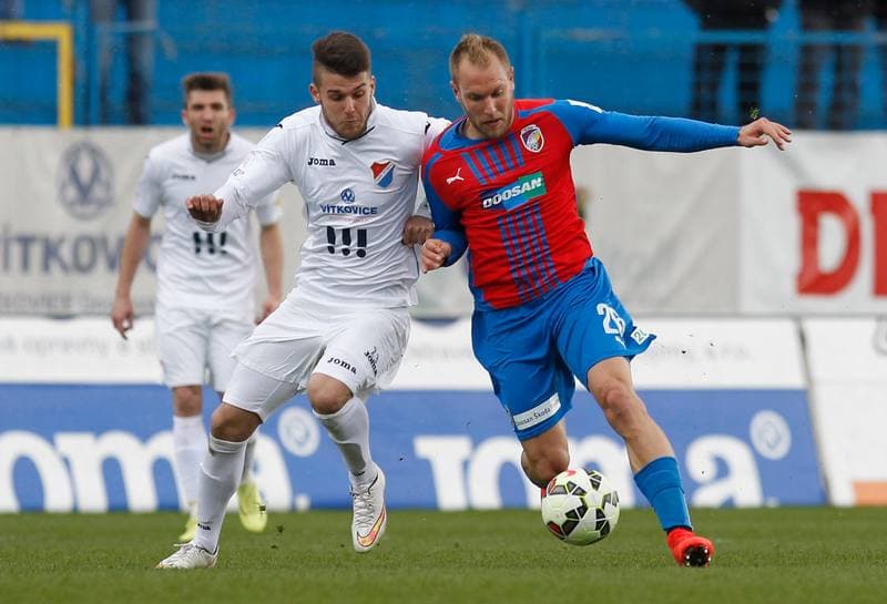 Football. SYNOT Liga. Banik Ostrava - Viktoria Plzen. 05.04.2015