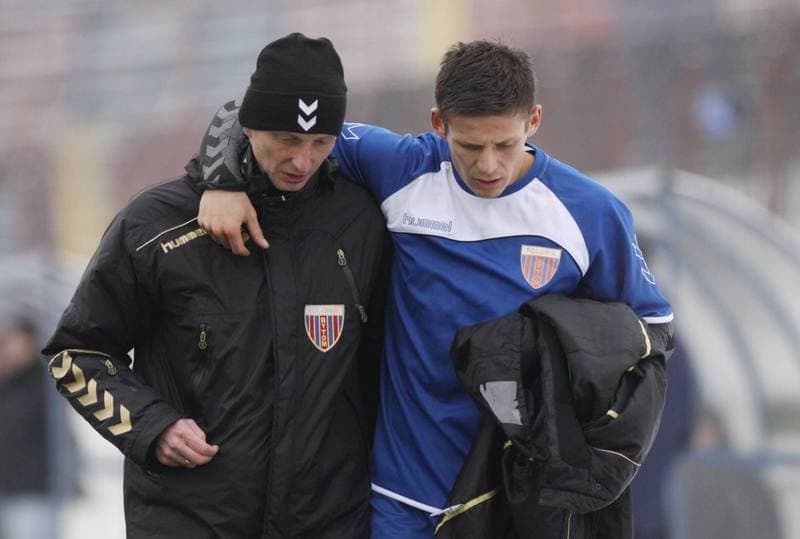 Football. Sparing. Polonia Bytom - Piast Gliwice. 19.02.2011