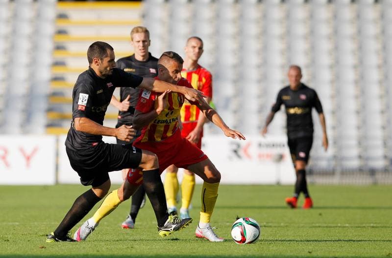 Football. PKO BP Ekstraklasa. Korona Kielce - Cracovia Krakow. 14.08.2015