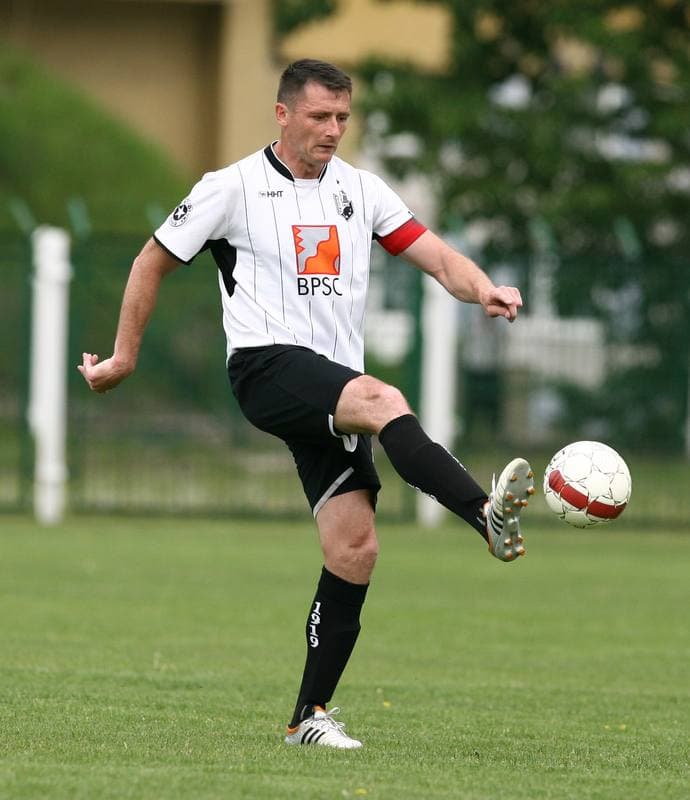 Football. III Liga Opolsko Slaska. Grunwald Ruda Slaska - Szombierki Bytom. 09.05.2015