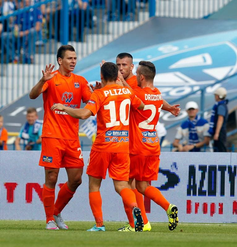 Football. PKO BP Ekstraklasa. Ruch Chorzow - Termalica Bruk-Bet Nieciecza. 22.08.2015