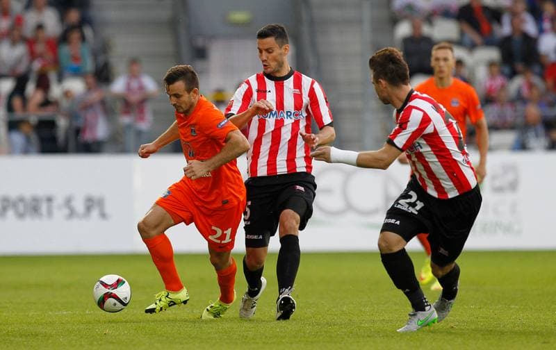Football. PKO BP Ekstraklasa. Cracovia Krakow - Termalica Bruk Bet Nieciecza. 12.09.2015