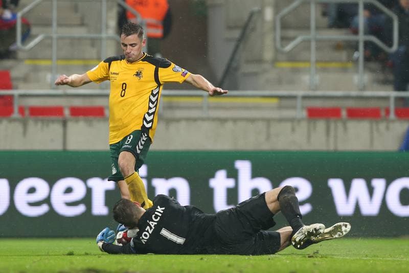 Football. World Cup Qualifiers. Slovakia - Lithuania. 11.11.2016