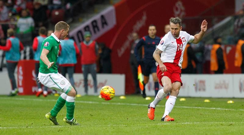 Football. UEFA Euro Qualifiers. Poland - Ireland. 11.10.2015