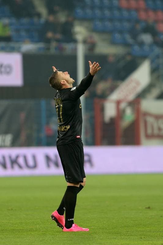 Football. Lotto Ekstraklasa. Piast Gliwice - Cracovia Krakow. 18.11.2016