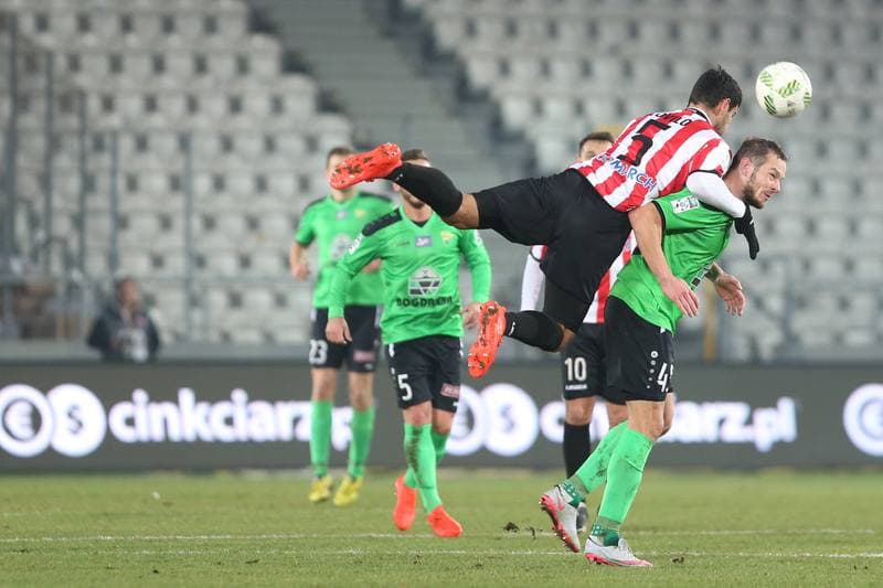 Football. Lotto Ekstraklasa. Cracovia Krakow - Gornik Leczna. 04.12.2016