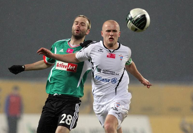 Football. T-Mobile Ekstraklasa. Gornik Zabrze - Legia Warsaw. 19.02.2012