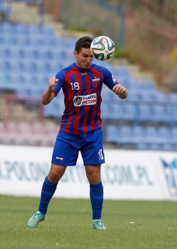 Football. II Liga. Polonia Bytom - Olimpia Zambrow. 15.08.2015