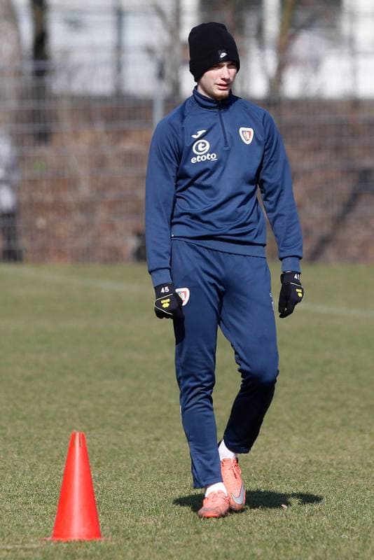 Football. Piast Gliwice. Training. 08.03.2017