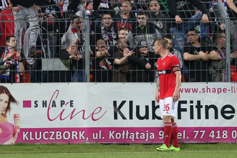 Football. Nice I Liga. MKS Kluczbork - Gornik Zabrze. 01.04.2017