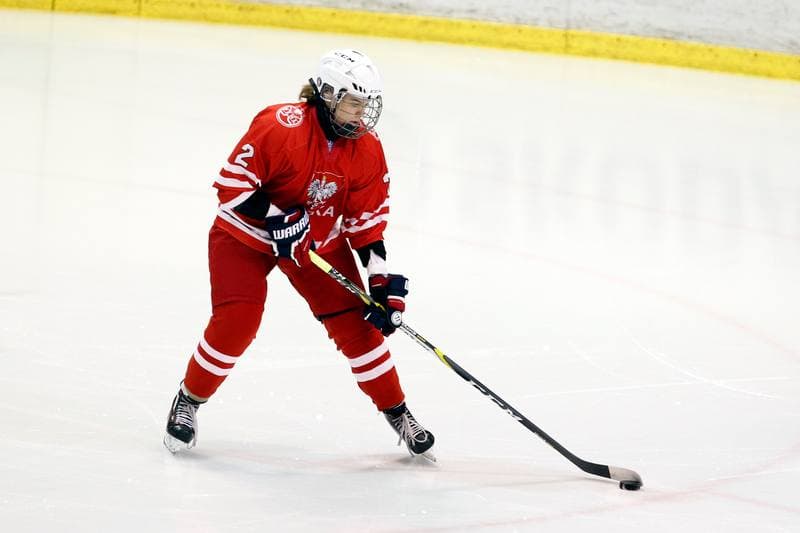 Ice Hockey. Women's Friendly Match. Poland - Ontario. 04.04.2017