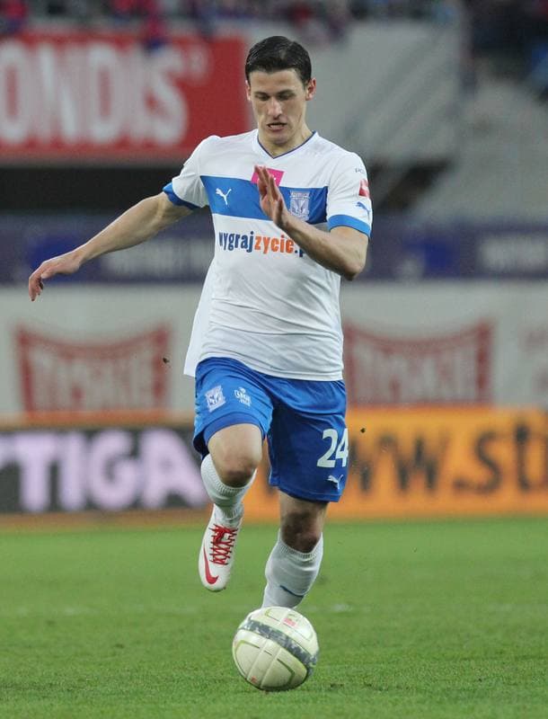 Football. T-Mobile Ekstraklasa. Piast Gliwice - Lech Poznan. 15.04.2013