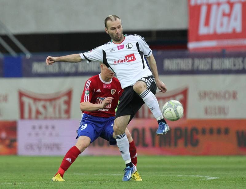Football. T-Mobile Ekstraklasa. Piast Gliwice - Legia Warsaw. 27.04.2013