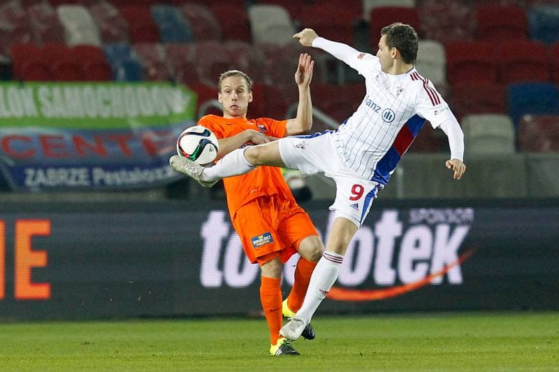 Football. PKO BP Ekstraklasa. Gornik Zabrze - Termalica Bruk Bet Nieciecza. 12.12.2015