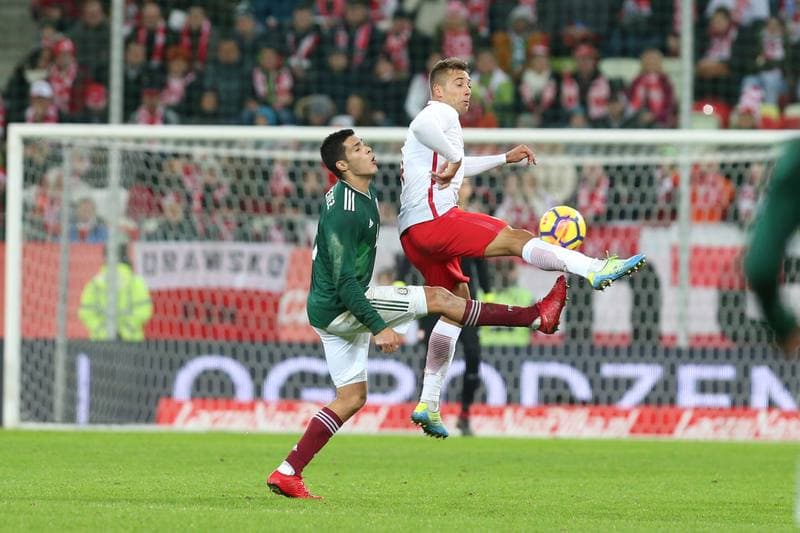 Football. International Friendly. Poland - Mexico. 13.11.2017