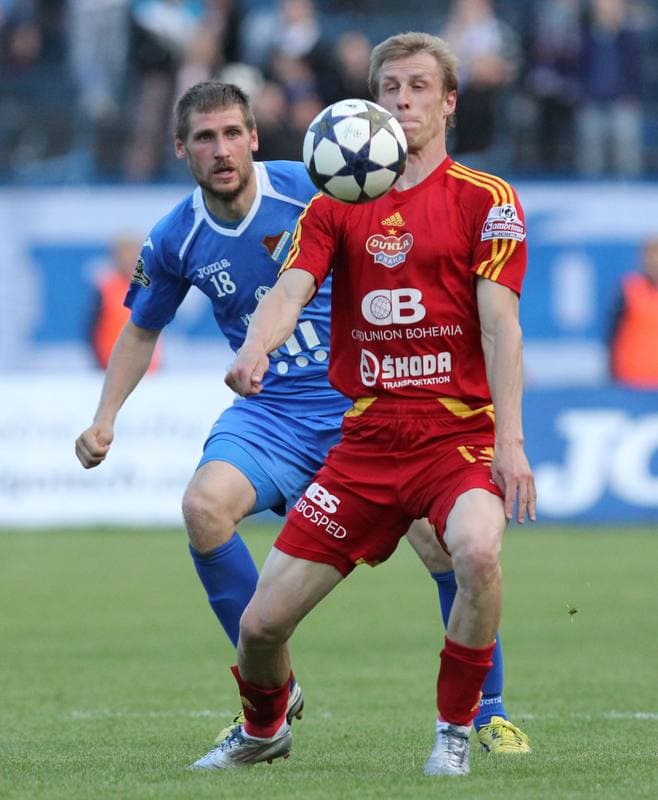 Football. Gambrinus Liga. Banik Ostrava - Dukla Prague. 22.05.2013