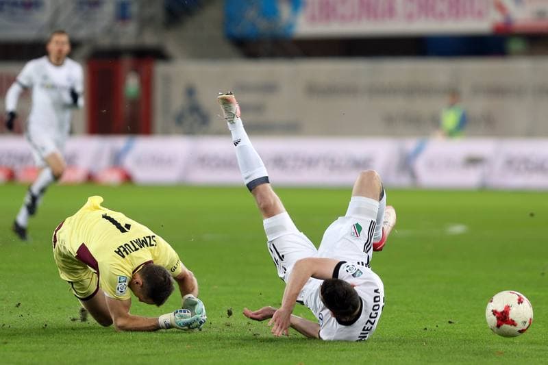 Football. Lotto Ekstraklasa. Piast Gliwice - Legia Warsaw. 12.12.2017