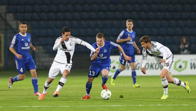 Football. Ekstraklasa. Ruch Chorzow - Legia Warsaw. 19.04.2016