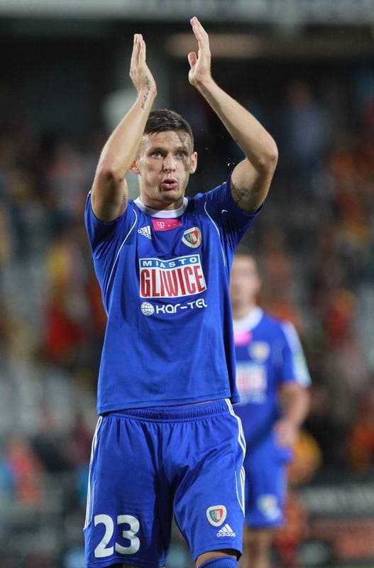 Football. T-Mobile Ekstraklasa. Korona Kielce - Piast Gliwice. 26.09.2014