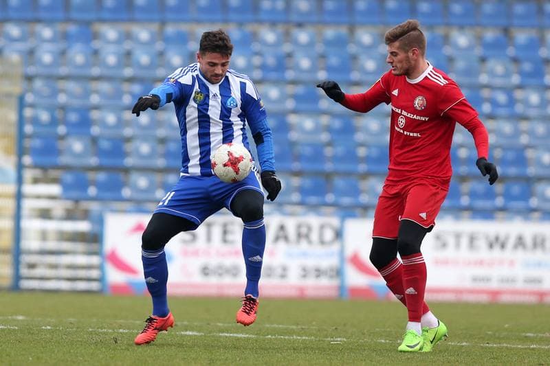 Football. Sparing. Ruch Chorzow - Fotbal Trinec. 23.02.2018