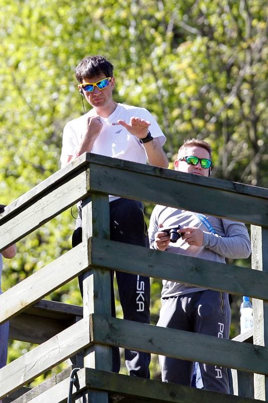 Ski Jumping. Poland national team. Training. 12.05.2016