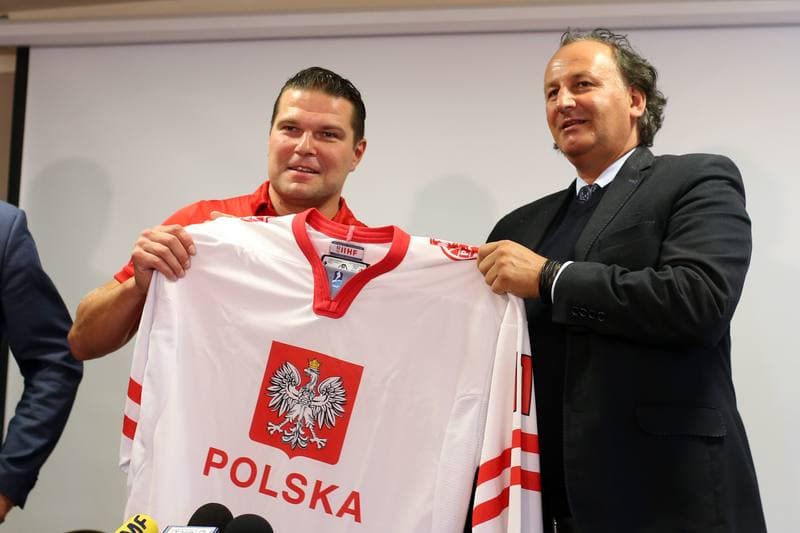 Ice Hockey. Poland national team. Press Conference. 21.08.2018