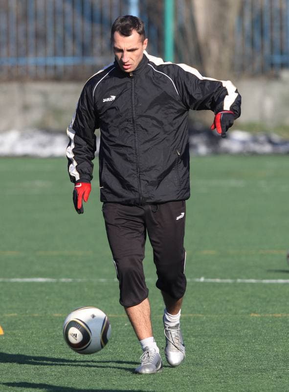 Football. Ruch Radzionkow. Training. 17.01.2011