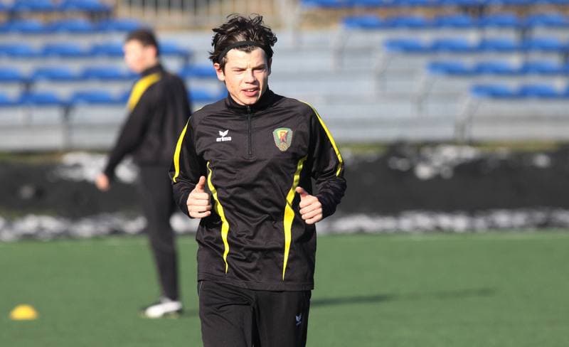 Football. Ruch Radzionkow. Training. 17.01.2011