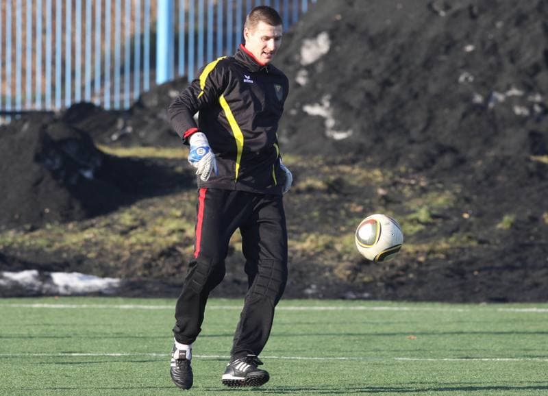 Football. Ruch Radzionkow. Training. 17.01.2011
