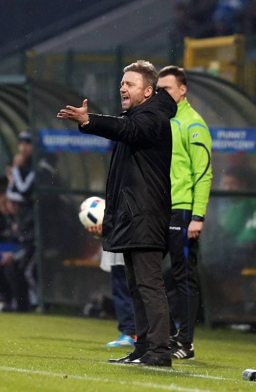 Football. I Liga. Miedz Legnica - GKS Katowice. 25.03.2016