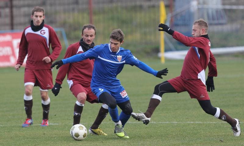 Football. Friendly Match. Polonia Bytom - Garbarnia Krakow. 27.11.2013
