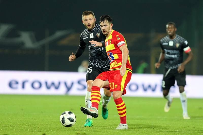 Football. Lotto Ekstraklasa. Zaglebie Sosnowiec - Jagiellonia Bialystok. 05.11.2018