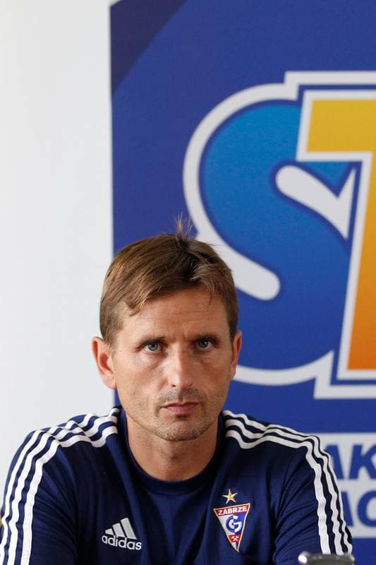 Football. Gornik Zabrze. Press Conference. 04.08.2016