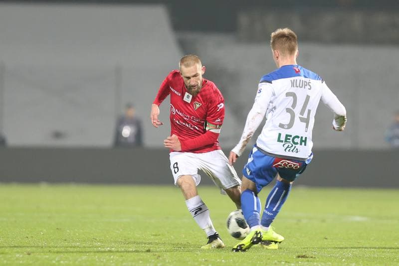 Football. Lotto Ekstraklasa. Zaglebie Sosnowiec - Lech Poznan. 16.12.2018