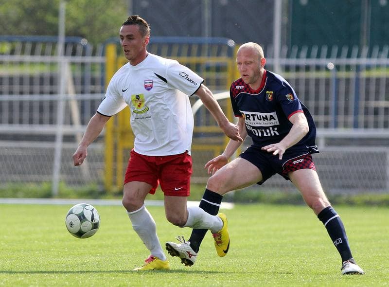 Football. I liga. Odra Wodzislaw - Kolejarz Stroze. 23.04.2011