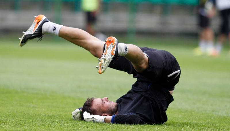 Football. GKS Katowice. Training. 19.01.2015