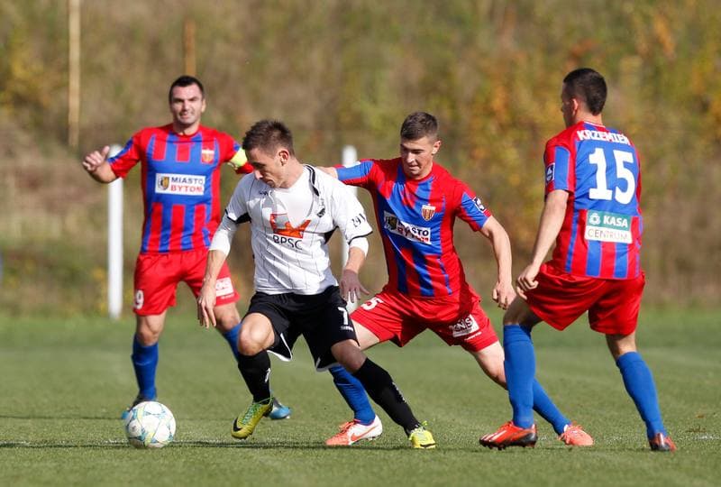 Football. III Liga Slaskopolska. Szombierki Bytom - Polonia Bytom. 25.10.2014