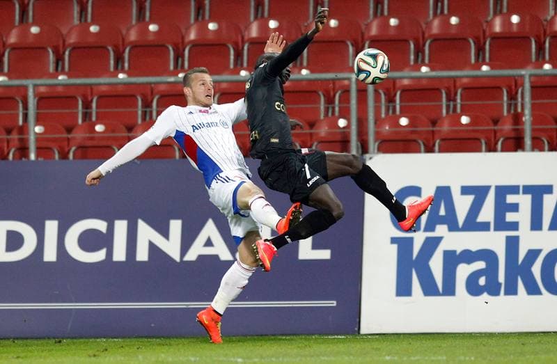 Football. T-Mobile Ekstraklasa. Cracovia Krakow - Gornik Zabrze. 24.11.2014