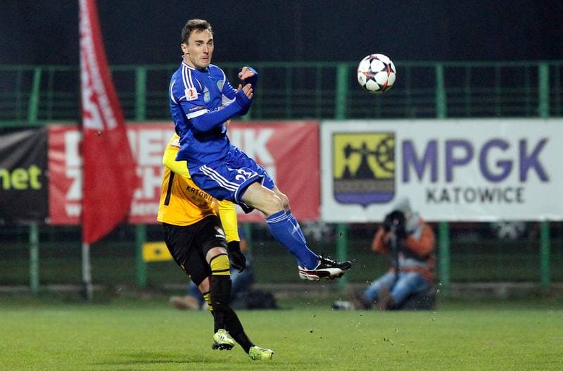 Football. I Liga. GKS Katowice - Miedz Legnica. 29.11.2014