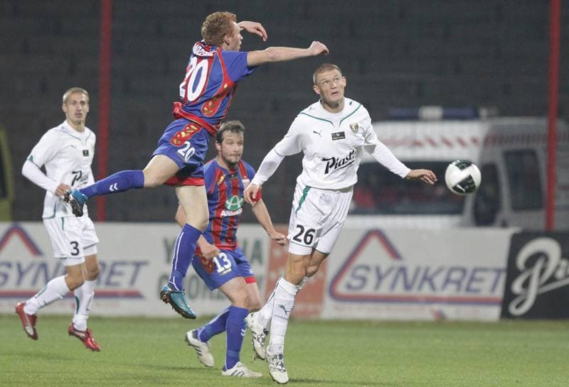 Football. Bytom Ekstraklasa. Polonia Bytom - Slask Wroclaw. 22.10.2010