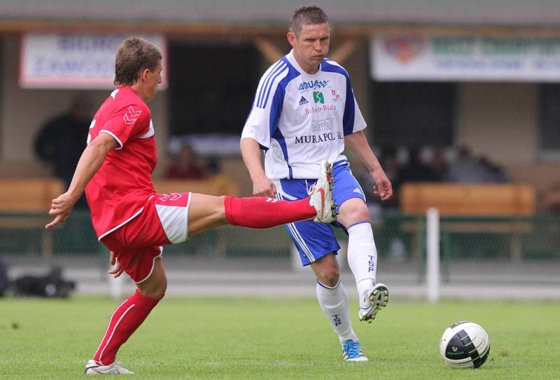 Football. Sparing. Podbeskidzie Bielsko-Biala - Polonia Bytom. 06.07.2011